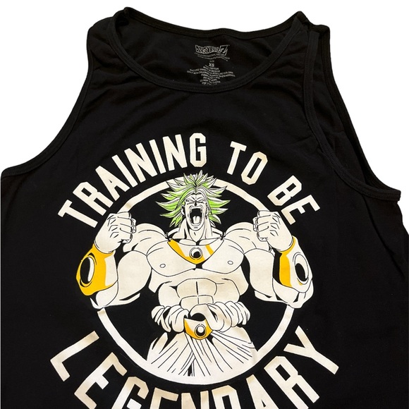 Dragon Ball Z (BROLY GREEN HAIR SUPER SAIYAN), black tank top - Picture 2 of 5